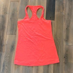 Coral racer back tank